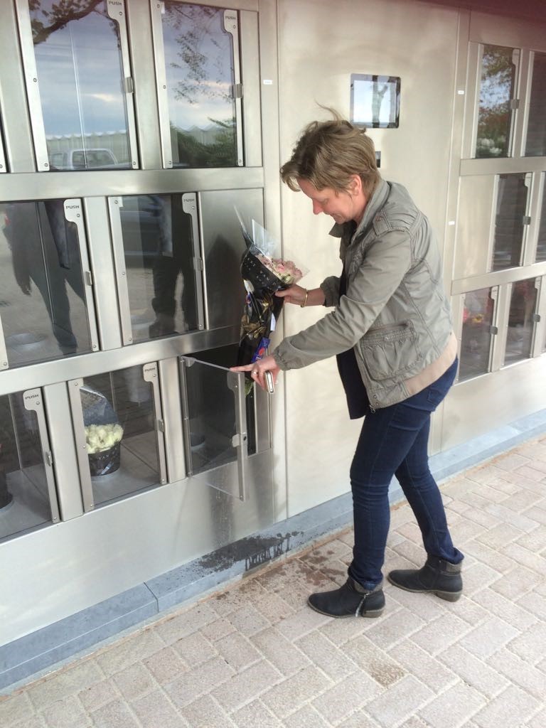 The vending machine is opened!